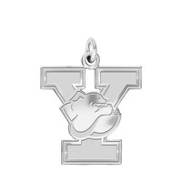Yale Bulldogs Charm - 3/4 Natural Finish Cutout Logo Yale Bulldogs Charm - 3/4 Natural Finish Cutout Logo