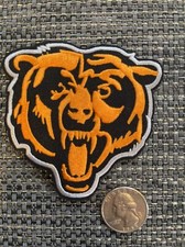 Chicago Bears 3"Patch Old Logo Embroidered IRON ON Patch 3 X 3