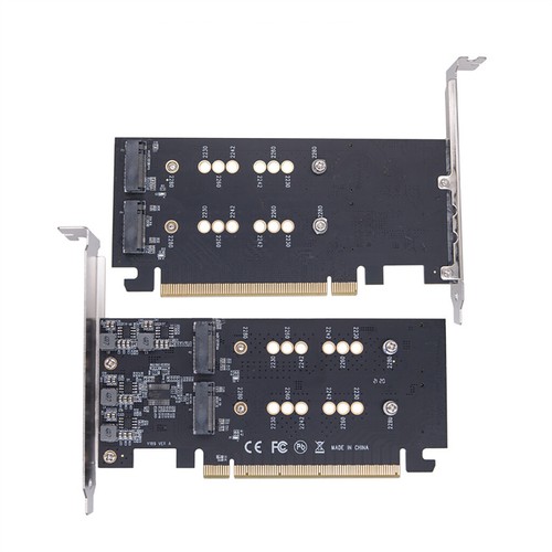 2/4 Split 2242 Adapter Key 4*32Gbps M M.2 Array Bays Card Bifurcation to NVME - Picture 8 of 8