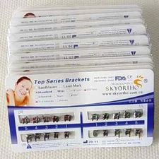 150Packs Dental Orthodoncia Braces Brackets Standard MBT 022 345 Mesh Base
