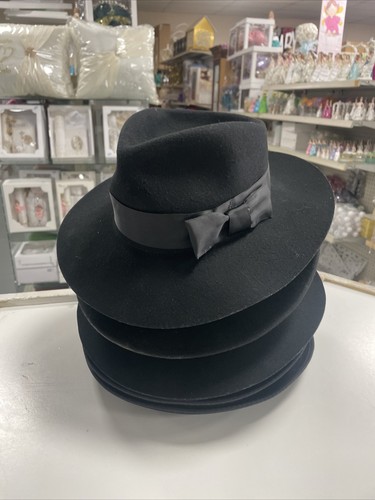 20pcs Lot Ferrecci Fedora Premium Wool Formal Black Hat