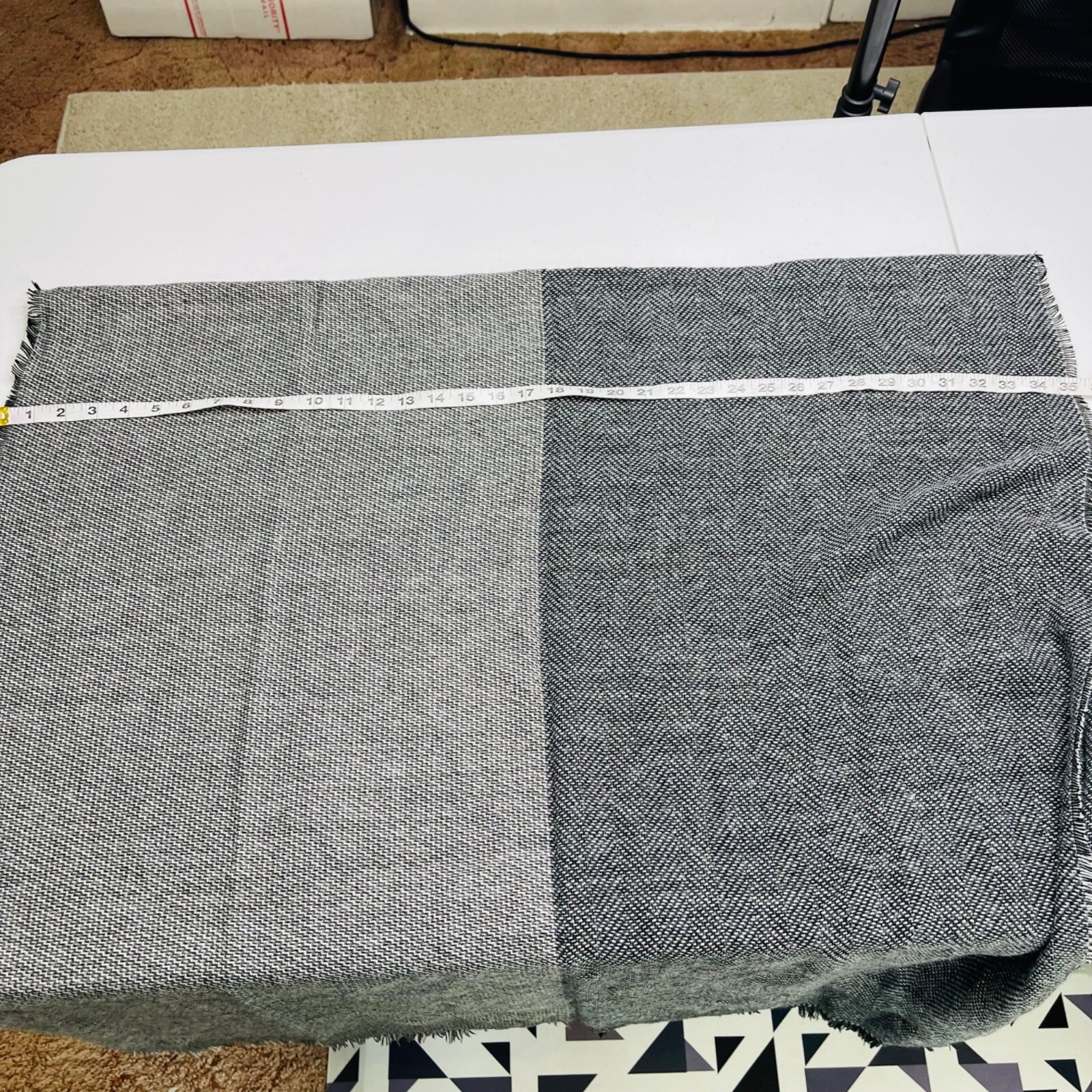 Kenneth Cole Multi Functional Gray Scale Wrap Sca… - image 10