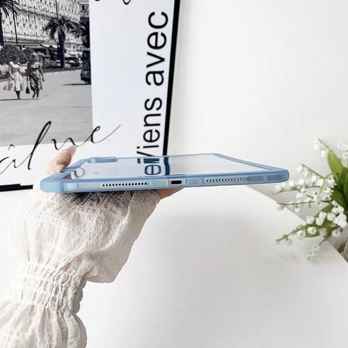 Candy Clear Case Cover With Pencil Holder For iPad Air/Pro 11 Air 5/4 10/9/8/7th - Picture 12 of 20