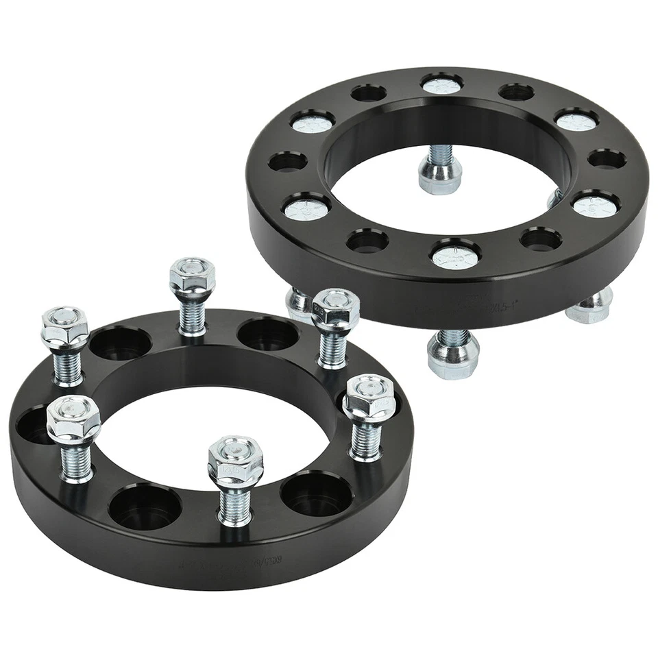 2pcs 1" 6x5.5 12x1.5 studs wheel spacers For Toyota Pickup Dodge D50 Lexus GX460 Foto 3 de 4