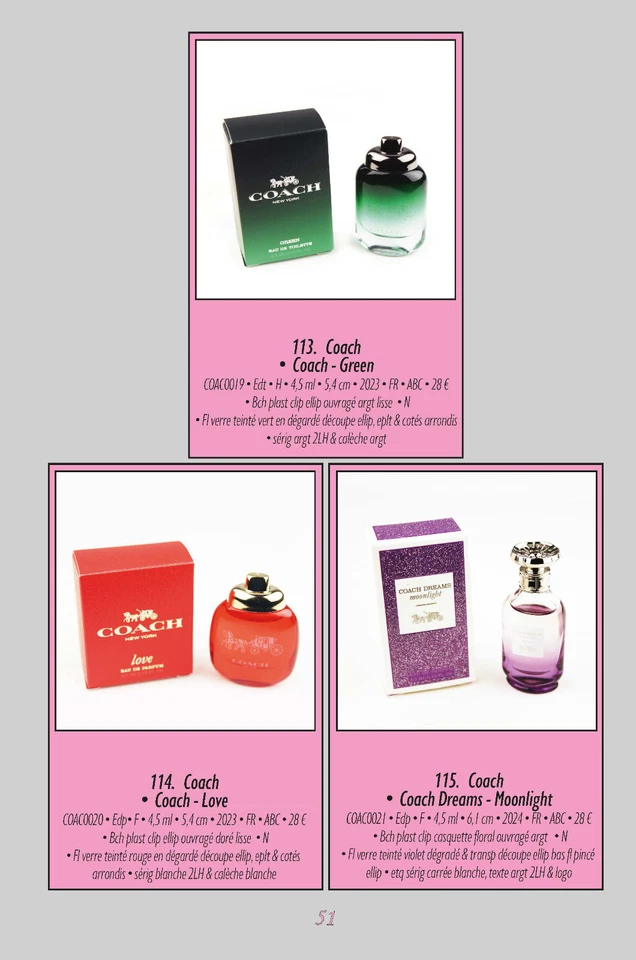 Parfumminiatures / Parfum Miniatures 2024 livre pour la collection miniatures - Photo 4/4