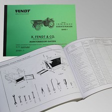 Fendt Ersatzteilliste für Geräteträger F 220, 220/1, 225, 230, 231 GT  231001-1