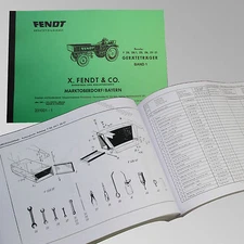 Fendt Ersatzteilliste für Geräteträger F 220, 220/1, 225, 230, 231 GT  231001-1