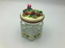 3D Caterpillar Veggies Jar Wheaton Decorated Glass So Cute Anthropomorphic