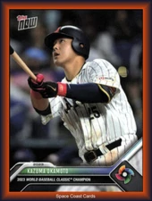 2023 Topps Now #WBCJPN-7 Kazuma Okamoto Yomiuri Giants Team Japan