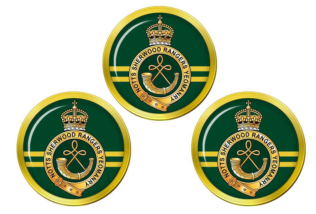 Sherwood Rangers Yeomanry, British Army Golf Ball Markers