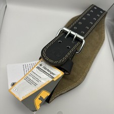 Harbinger 6" Padded Leather Weight Lifting Belt Size: S