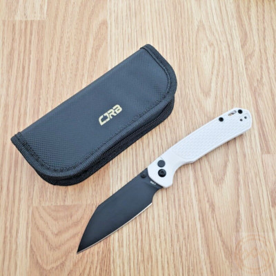 CJRB Pyrite Light Folding Knife 3.38'' AR-RPM9 Steel Blade FRN Handle 1945BGY