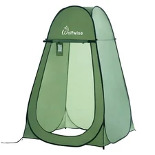 WolfWise Portable Pop Up Privacy Shower Tent Spacious Changing Room for Campi...