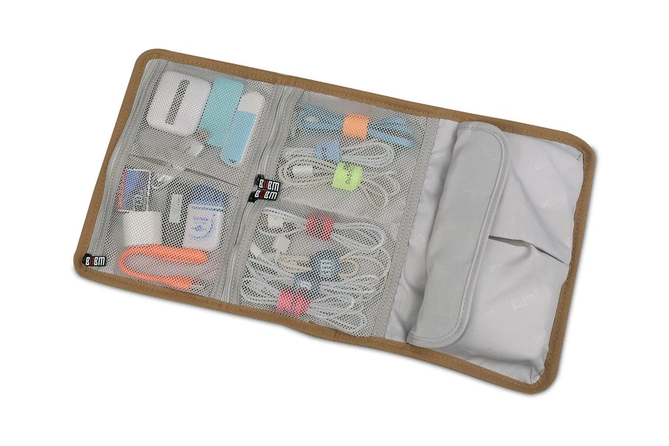 Organizador de Viajes Organizador de Memoria BUBM Negro Portátil Envoltura Electrónica Grande Foto 3 de 4