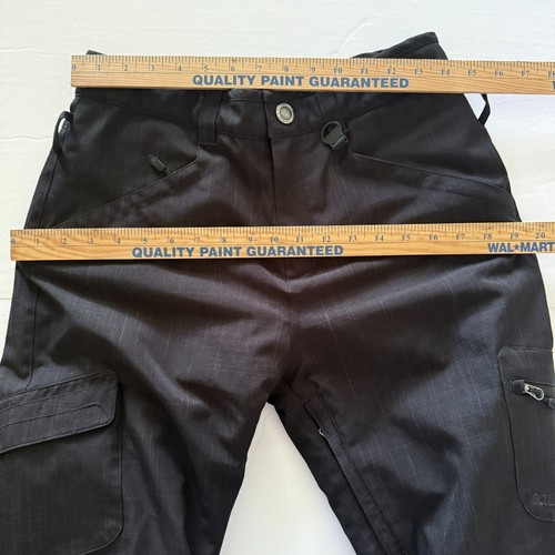 Pantaloni da neve Boulder Gear Ravish Junior neri impermeabili regolabili attrezzatura da sci taglia XL - Foto 6 di 9