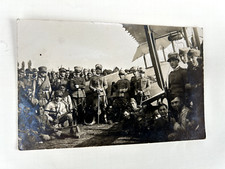 AEREO AEREONAUTICA MILITARE DIVISE PRIMA GUERRA VECCHIA CARTOLINA FOTOGRAFICA