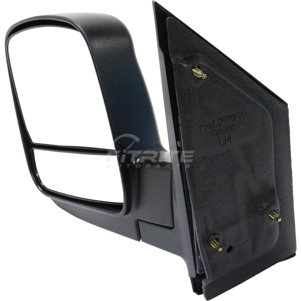 Espejo retrovisor manual izquierdo derecho doble cristal nuevo para Chevrolet Express 2500 2008-21 Foto 3 de 4