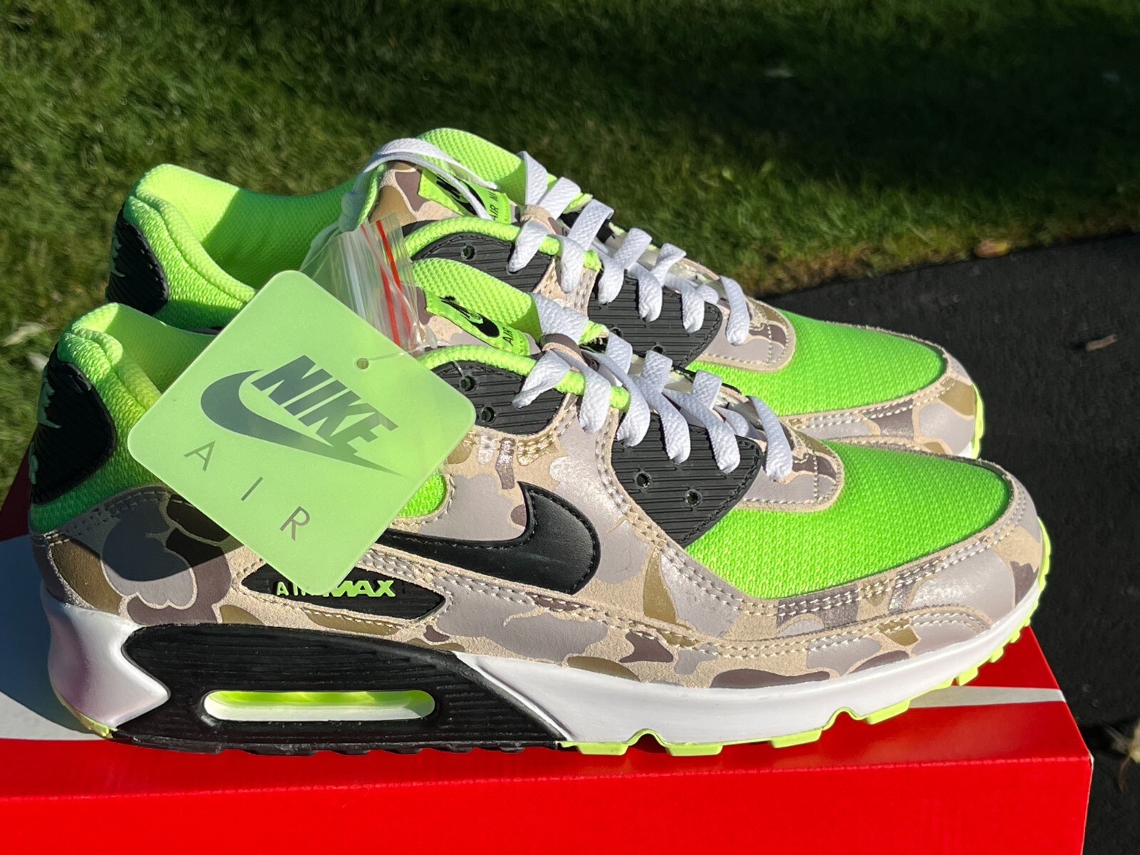 green camo nike air max 90