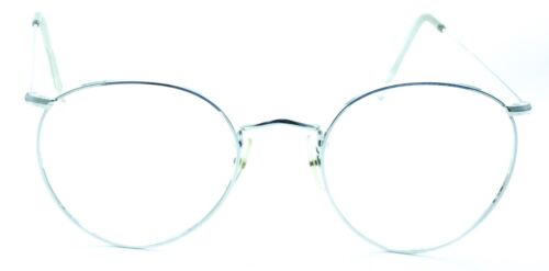 ALGHA (SAVILE ROW) 12KT GF Rhodium Beaufort Panto 50x20mm RX optische Brille Neu - Bild 7 von 13