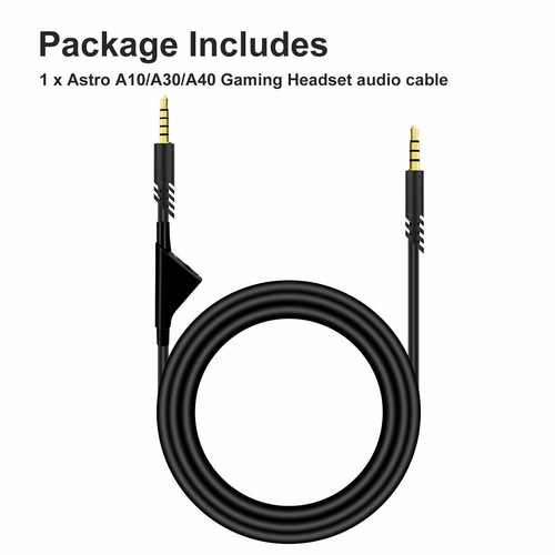 Replacement Audio Cable Cord Volume Control for Astro A10 A40 Gaming Headset 2M - Photo 10/10