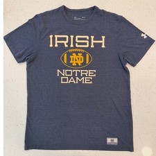 Under Armour T-Shirt Mens Medium Blue Good No...