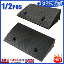 2X 50cm Heavy Duty Rubber Kerb Ramps for HGV Caravans Lorry Car Truck Wheelchair