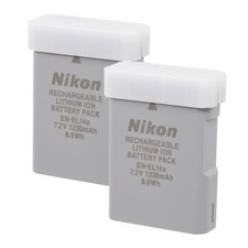 2Pcs Nikon EN-EL14A Battery For D3500 D5100 D5200 D5300 D5500 D5600 Genuine