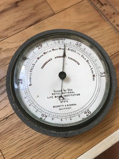 Antique Fisherman's Aneroid Barometer Negretti & Zambra London