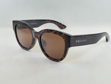 Alexander McQueen AM0509SA Tortoise Shell and Brown Lenses Sunglasses