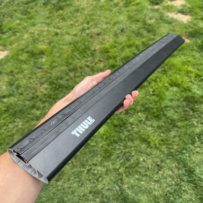Thule WingBar Edge 77 Roof Rack Bar, Black - 721220, 1-pack, 77cm/30inch