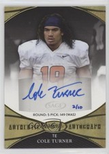 2022 Sage Aspire Gold 2/10 Cole Turner #ASP-CT Auto 2b2