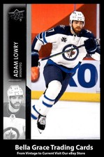2021-22 Upper Deck Adam Lowry #195 Winnipeg Jets NHL Hockey
