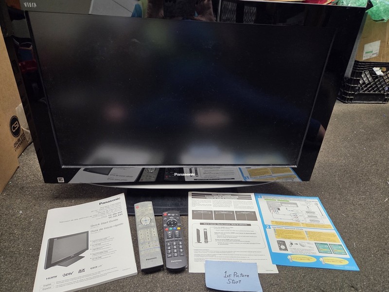 Panasonic VIERA TC-32LX85 32" 720p LCD HDTV w/ Stand, Manuals & 2 Remotes