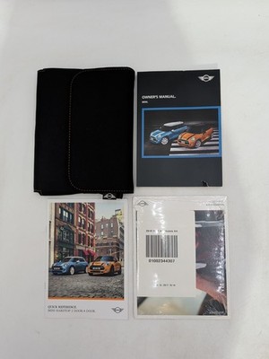 2018 Mini Cooper Owners Manual Base Cooper, Cooper S John Cooper Works JCM, Case