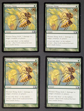 MTG Card - 4x Hornet Sting - Magic Core Set 2011 - LP - Magic The Gathering #191