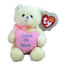 Ty Beanie Baby My Mum - MWMT (Bear UK Country Exclusive 2007) Mothers Day