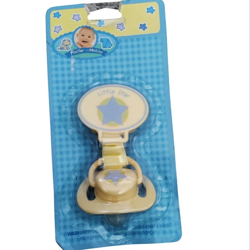 VTG Pacifier With Holder BPA Free Little Star New In Package Has Discolorations
Opens in a new windo