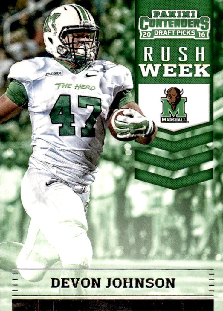 Devon Johnson trading card