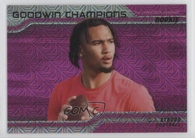 2023 Goodwin Champions Platinum Horizontal Pink Traxx CJ Stroud Rookie RC 1uu1