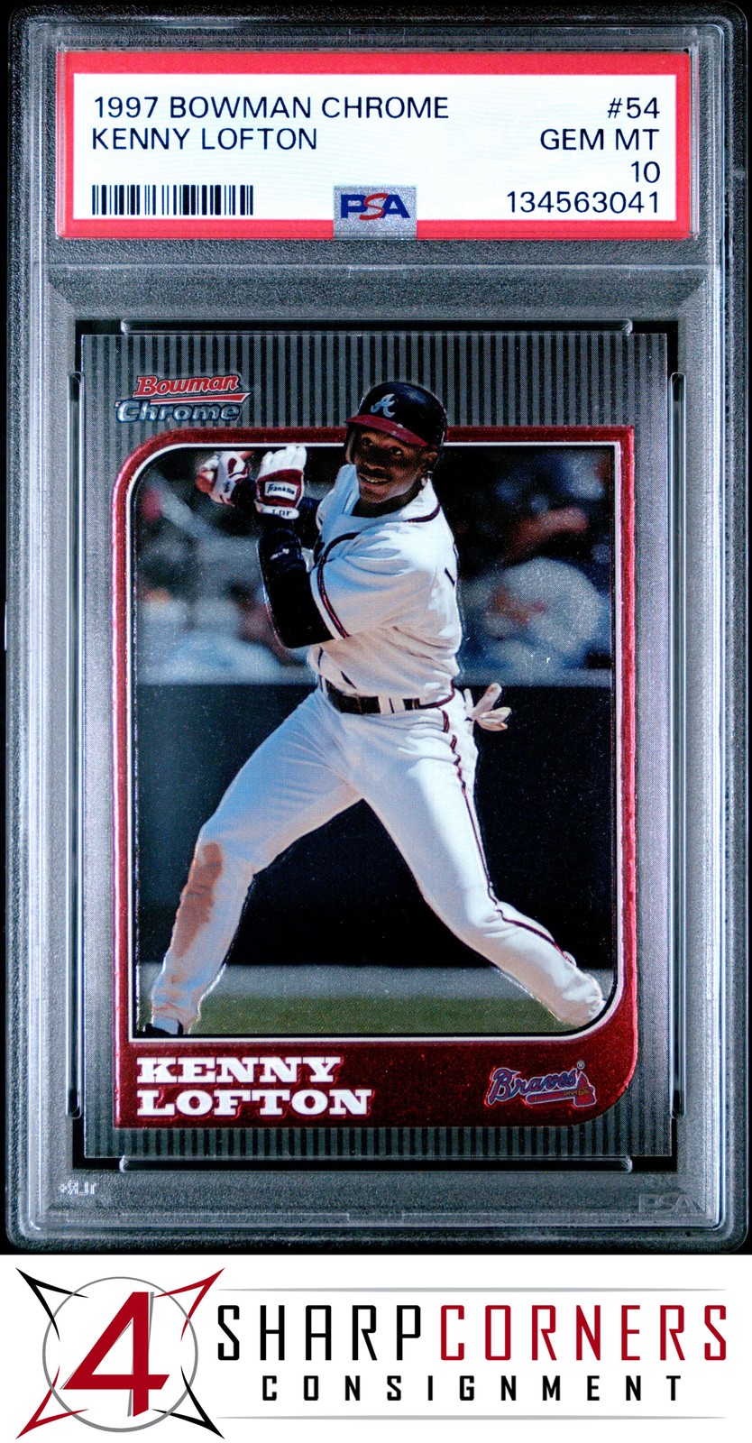 Kenny Lofton #54 2001 Pacific Private Stock Baseball Game-Used Gear