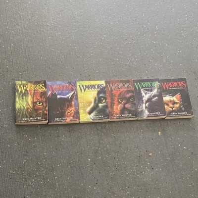 Erin Hunter Warriors: The Prophecies Begin Books 1-6 Paperback Set