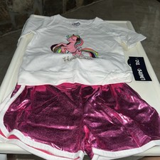 Girls Limited Too Unicorn Short Set Size 4