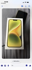 Apple iPhone 14 Plus 128GB Yellow, Unlocked, 85% Battery NEED GONE 