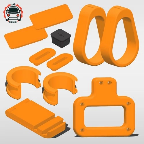 ACCESSORIES for Fiat Topolino, Citroen Ami, Rocks-e kit accessori finestrino