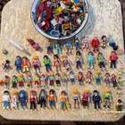 Playmobil Geobra Vintage 49 Figures  Lot Of People Figures Kids + Accessories