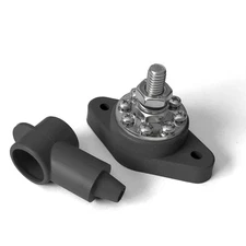 MGI SpeedWare 3/8 Power Distribution Block, 8 Point Bus Bar Junction Post with C