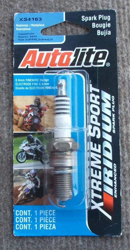 AUTOLITE XS4163 Xtreme Sport Iridium Powersports Spark Plug