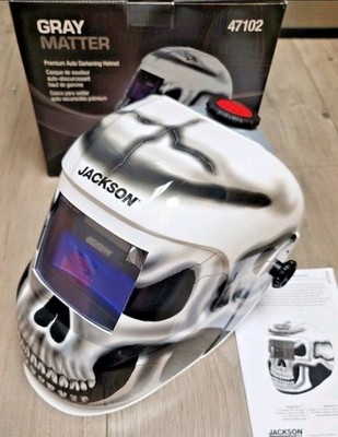 Jackson ''Gray Matter'' Auto-Darkening Solar Powered Welding Helmet #47102