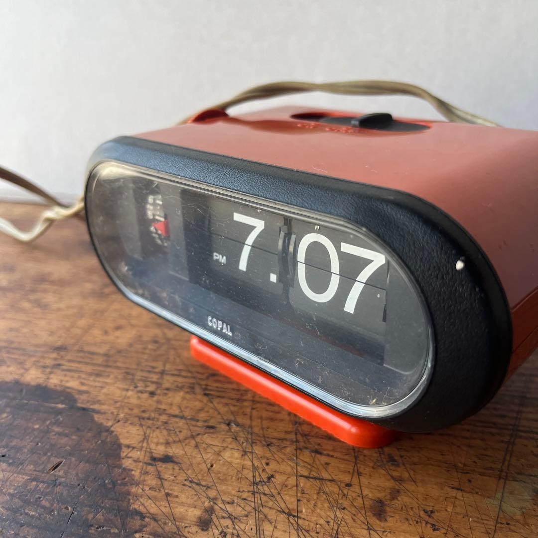 COPAL Flip Clock mid century showa retro space age tested work