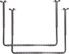 Adjustable Garage Ceiling Mount Storage Rack Kit, Ceiling Shelving Mounts, 34 In